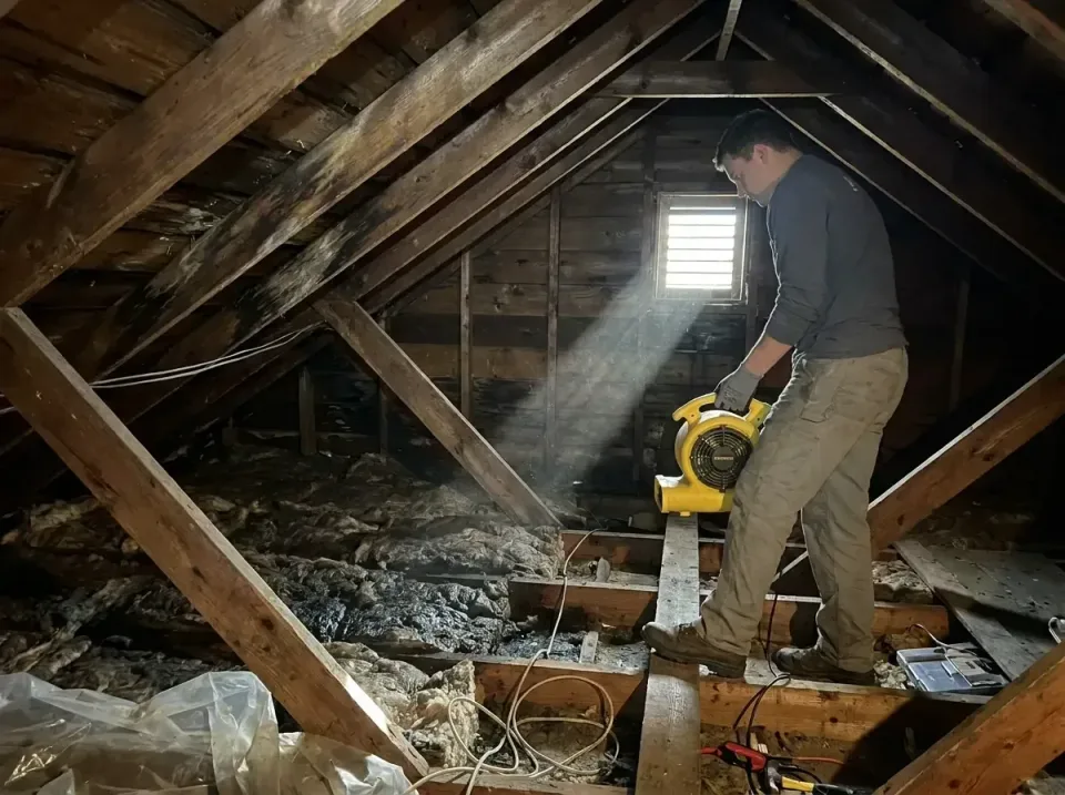 attic-water-damage-drying-proc-007 — frequently asked questions, Emergency Water Extraction & 24/7 Flood Response in Shelley…